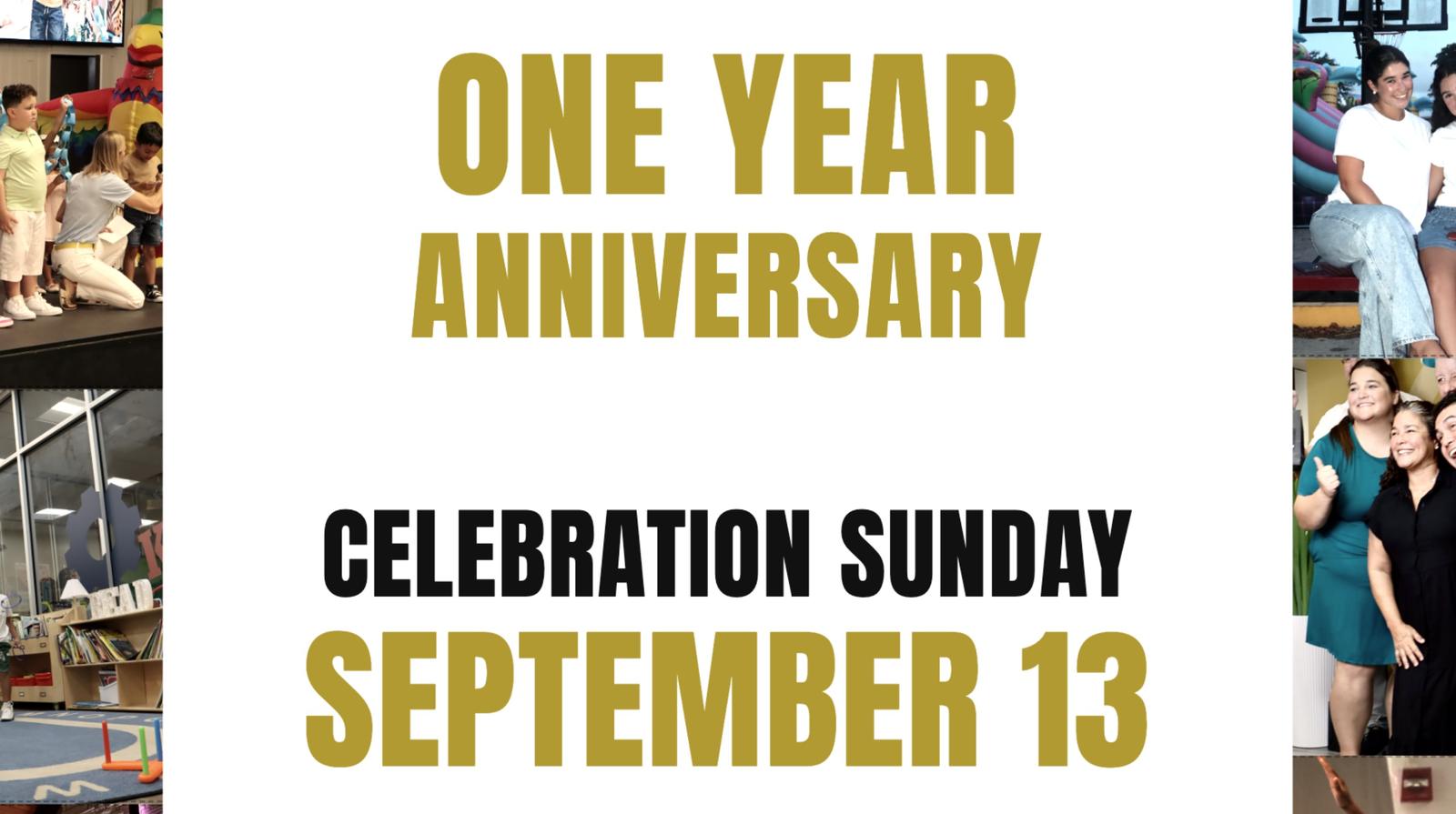The one year anniversary celebration, September 2026