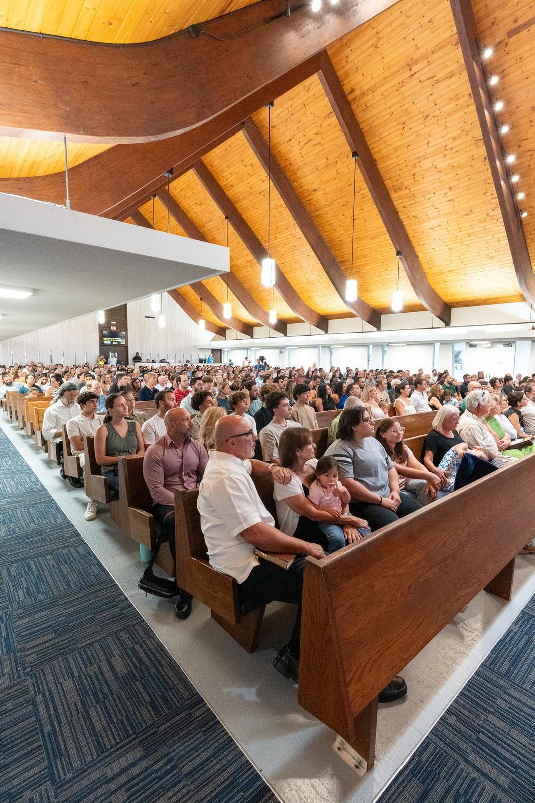 Capacity crowd for the grand opening, September 2025